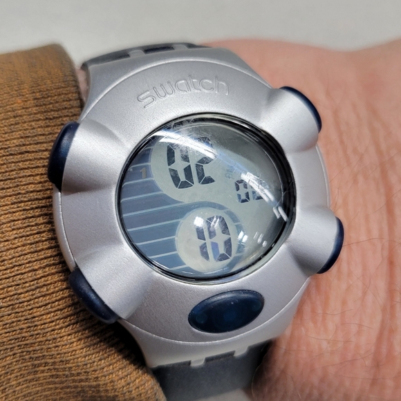 Swatch Other - Swatch Beat Aluminum Digital Watch Good Condition Works Rare